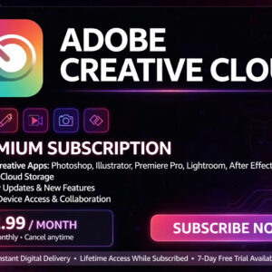 Adobe Creative Cloud 1 Month