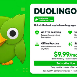 Duolingo Plus 1 Month