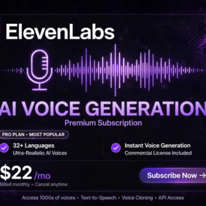 ElevenLabs 1 Month