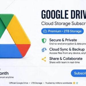 Google Drive 2TB 1 Month