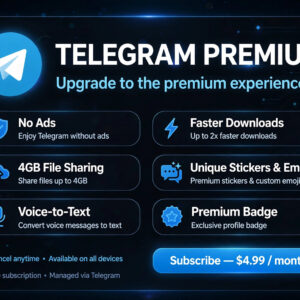 Telegram Premium 1 Month